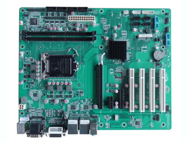 Chip b75 da placa-mãe industrial atx com 2lan 10com12usb, expansão de 7 slots (4pci 3pcie)