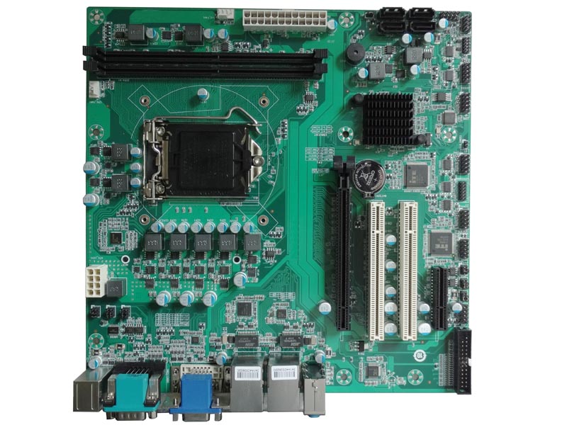 H310 chip industrial micro atx placa-mãe 2lan 6com 10usb 4slot (2 pci) suporte 6th 7th 8th 9th cpu