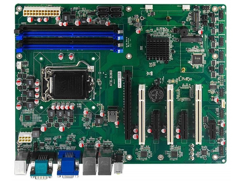 Placa-mãe industrial B360 ATX 2LAN/6COM/13USB 7 slots 3PCI