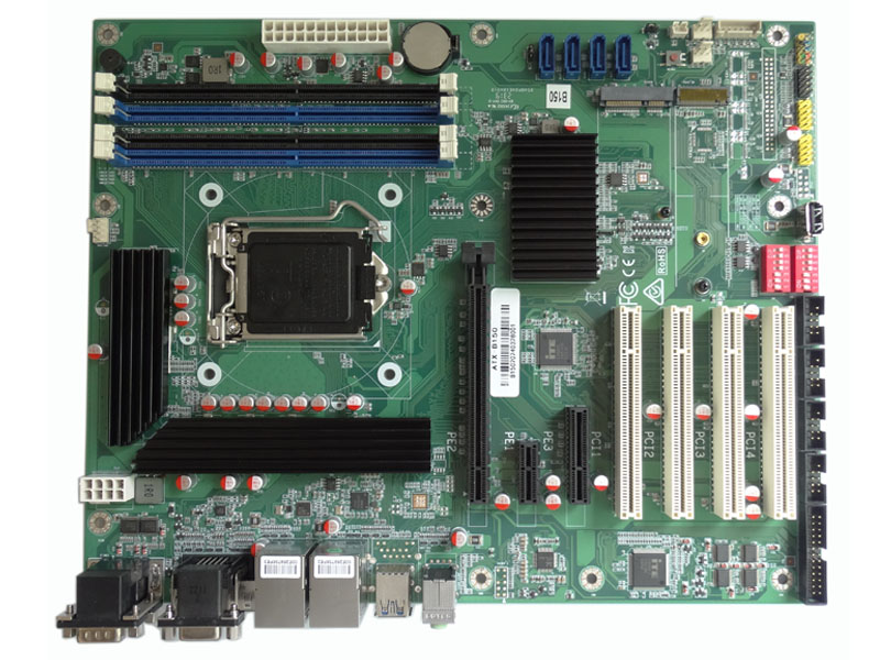 Placa-mãe industrial micro ATX com chip B150 2LAN 6COM 13USB 4 slots (2PCI)