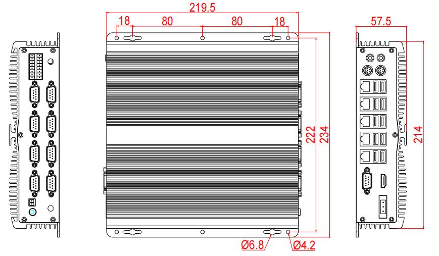 Industrial Box PC with i3/i5/i7 U series CPU