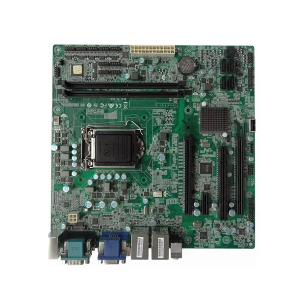 C236 Chip Micro ATX Industrial Motherboard 2LAN 6COM 14USB 4slots(2PCIEx16)