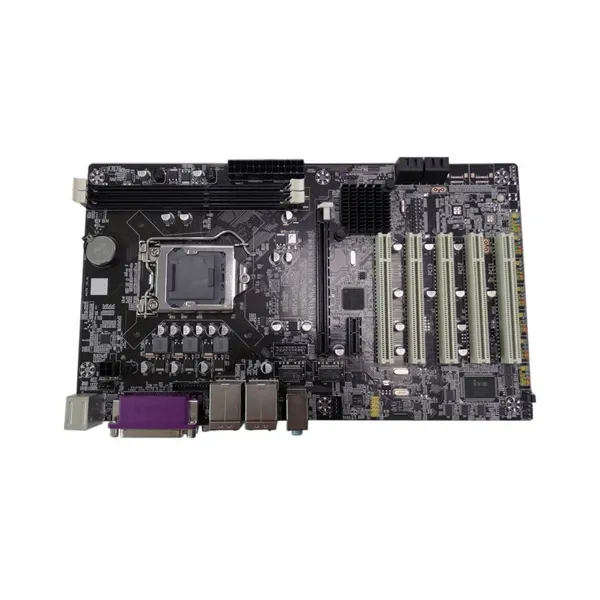 ATX Industrial Motherboard Intel® PCH H61 Chip 2LAN/6COM/8USB 7 Slots（5PCI）Expansion